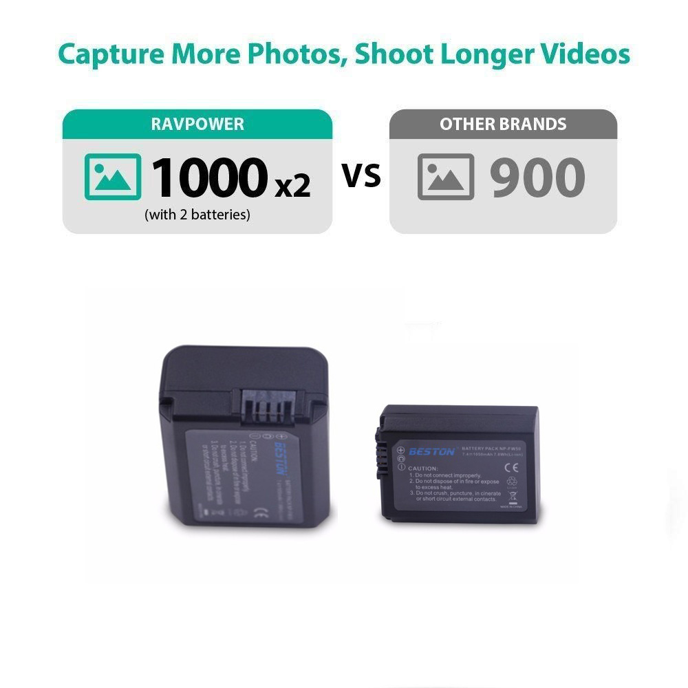 NP-FW50数码相机电池及充电器套装