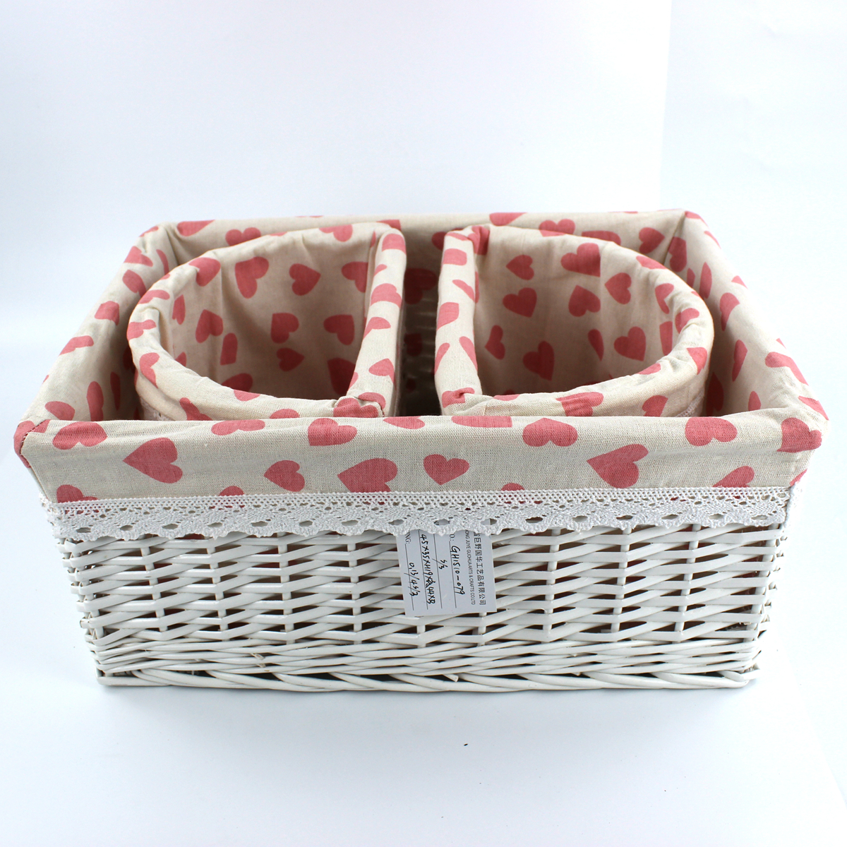 wicker storage basket willow storage tray wicker basket with liner