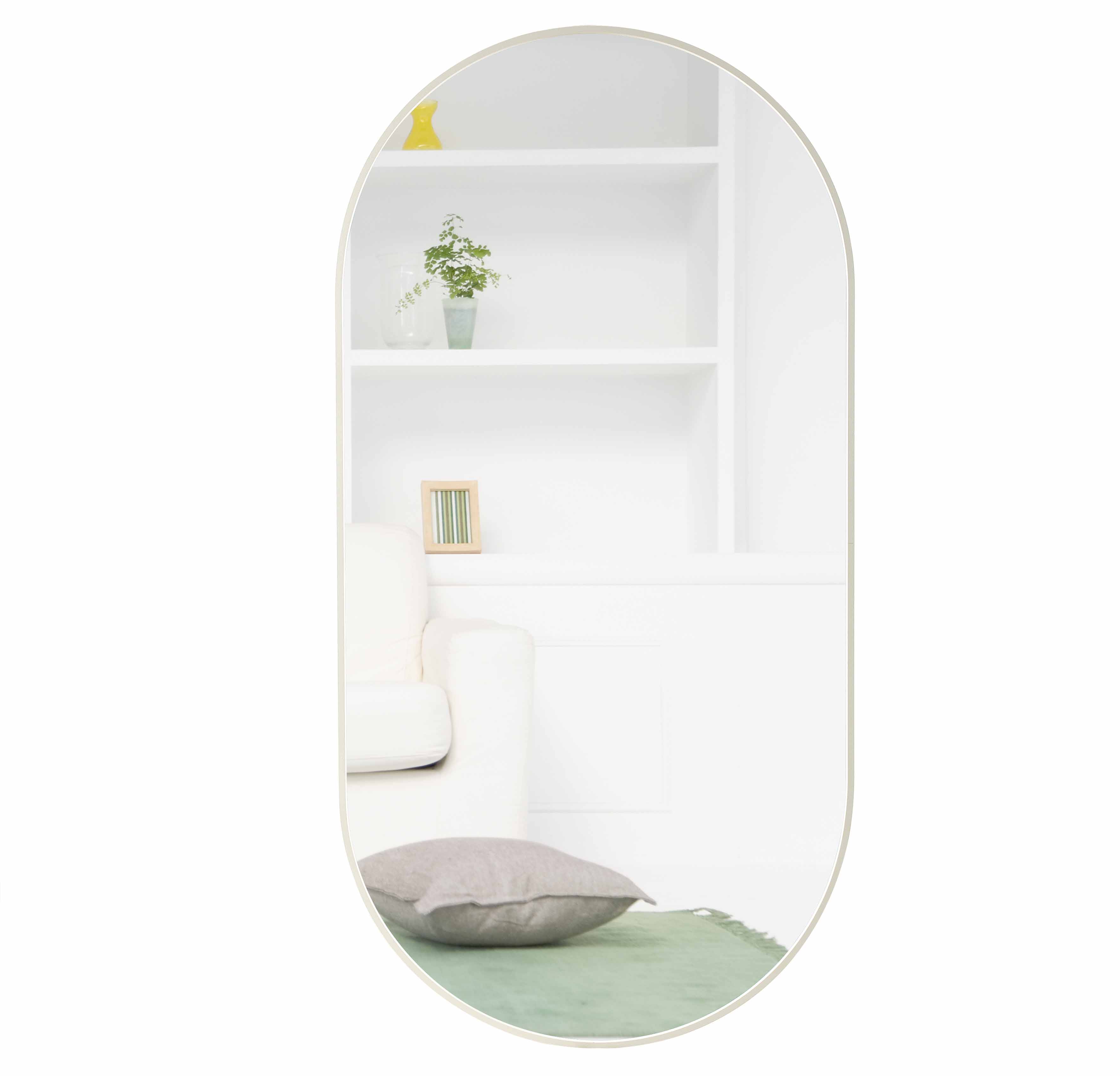 Aluminum Olive mirror