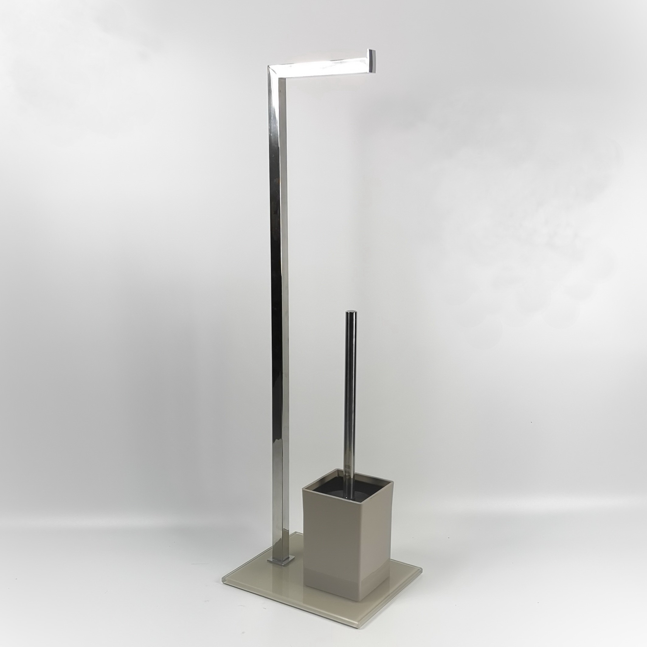 Toilet brush and paper holder set