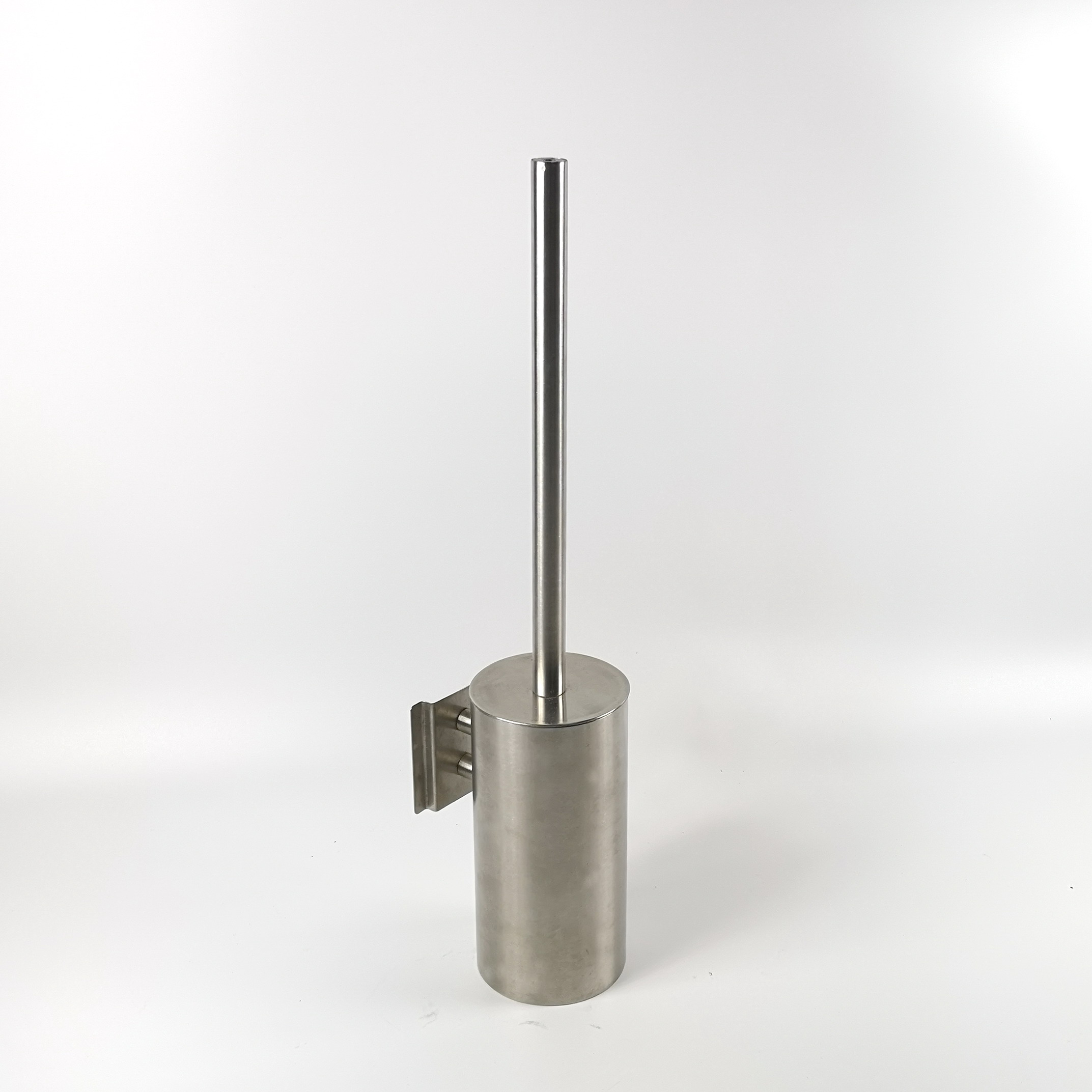 Wall mount toilet brush holder