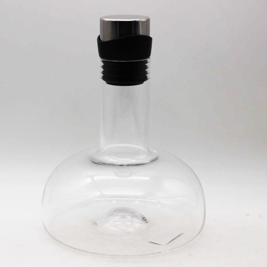 Wine Carafe with Lid, Wine Decanter with Lid,Crystal Glass Wine Decanter