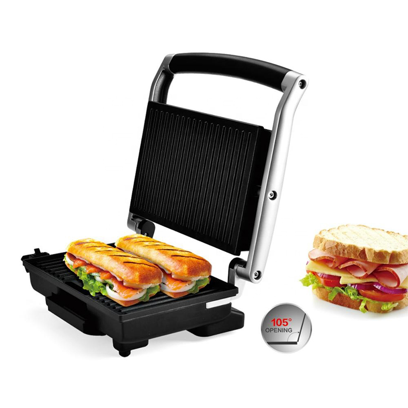 1000W Indoor Electric Contact Grill for Making Sandwich and Panini