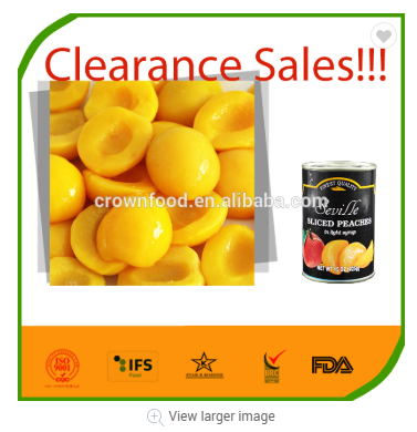 canned yellow peach