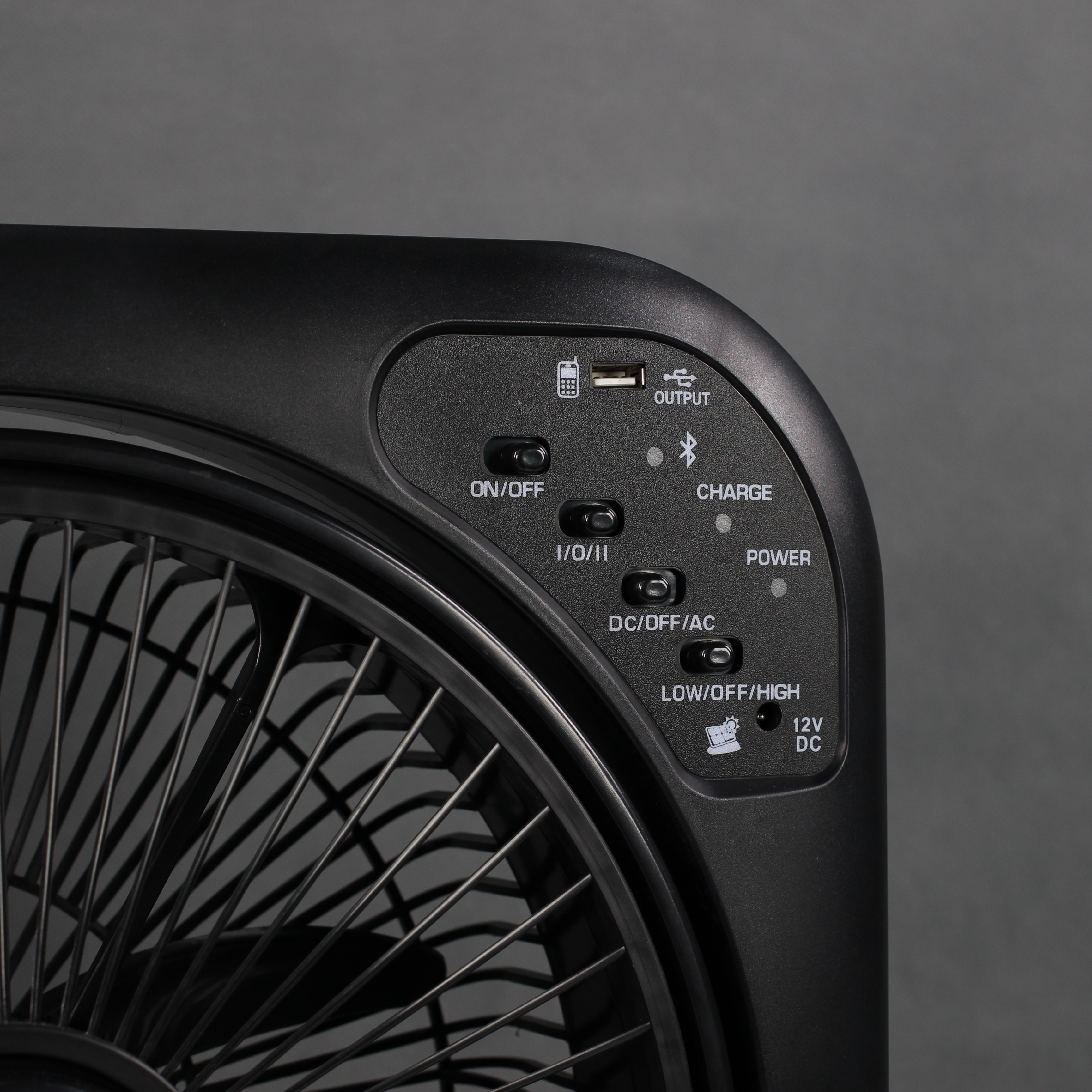 12寸可充电AC/DC台扇/蓝牙