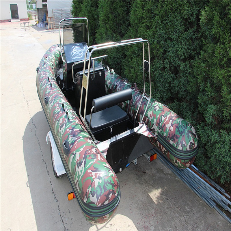 Fiberglass inflatable boat