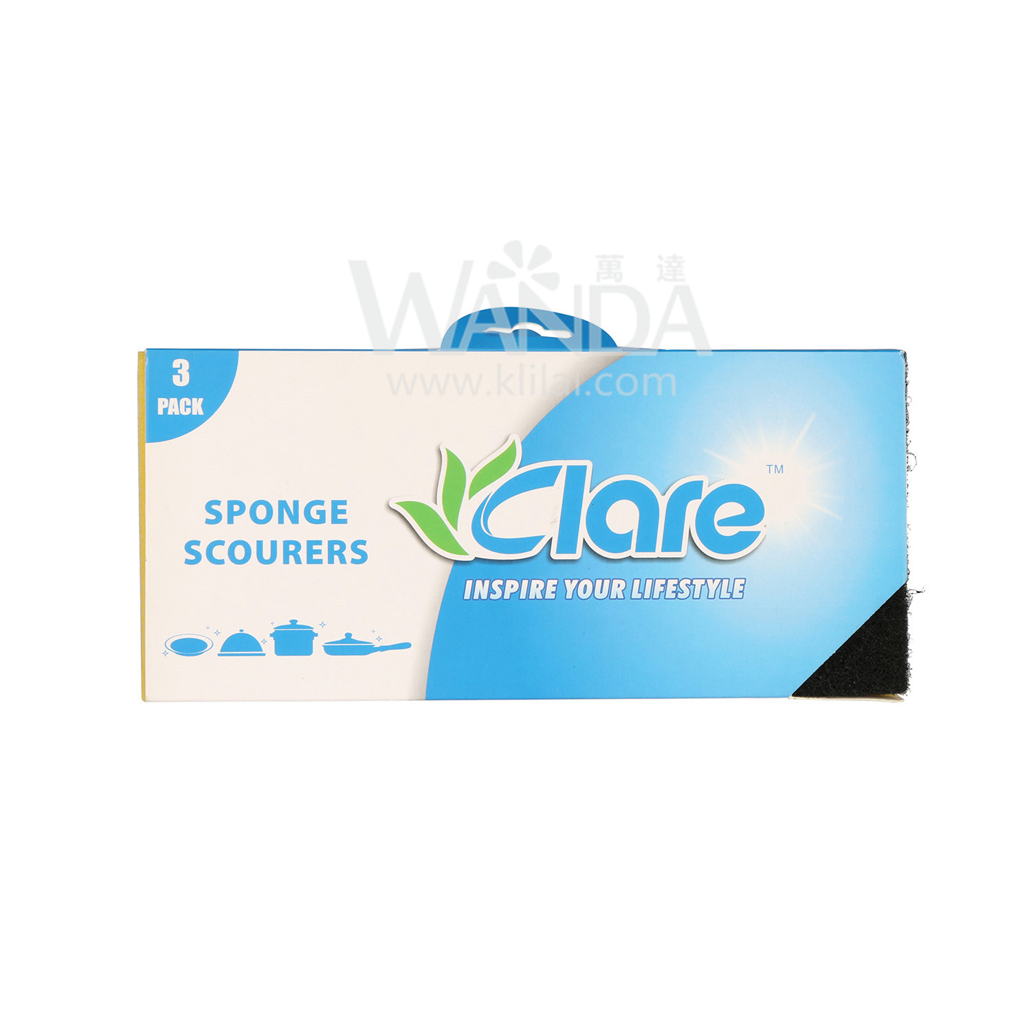 3pcs Grip Cleaning Sponges
