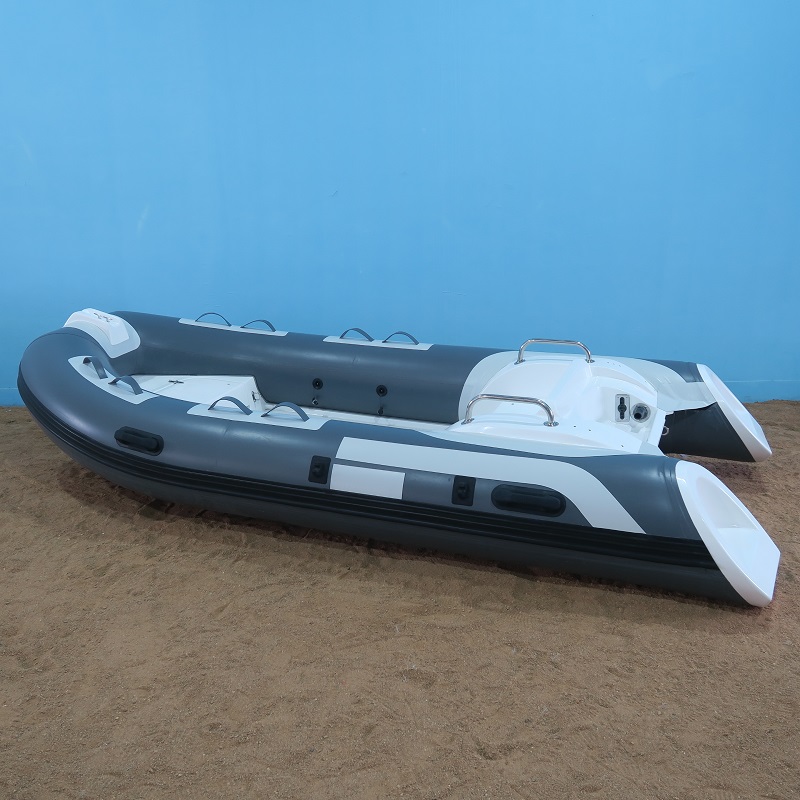 Fiberglass fishing boat