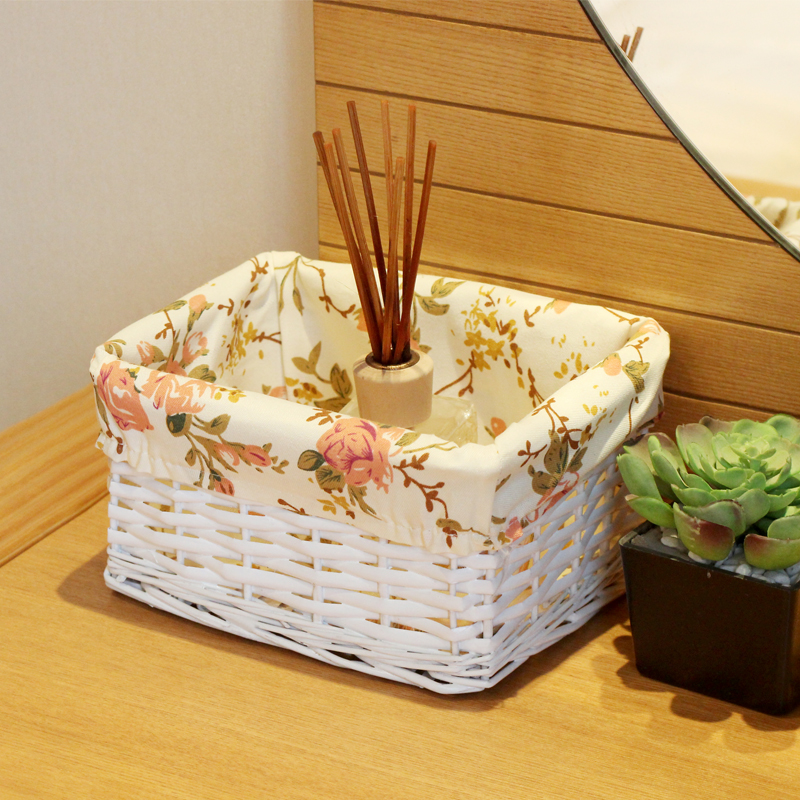 Set of 4 rectangular storage baskets