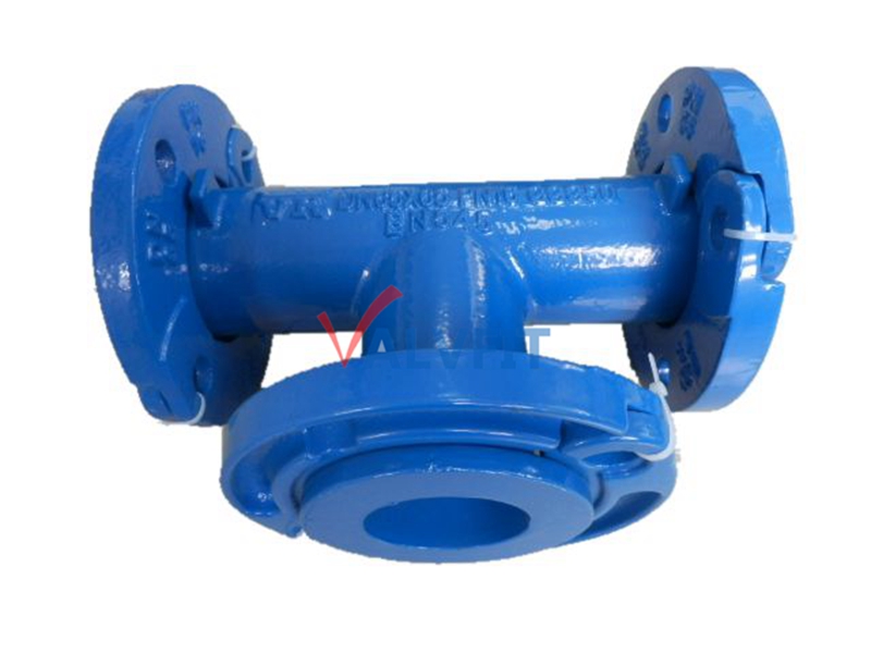 Ductile iron loose flange tee all flange tee A/F tee pipe fittings
