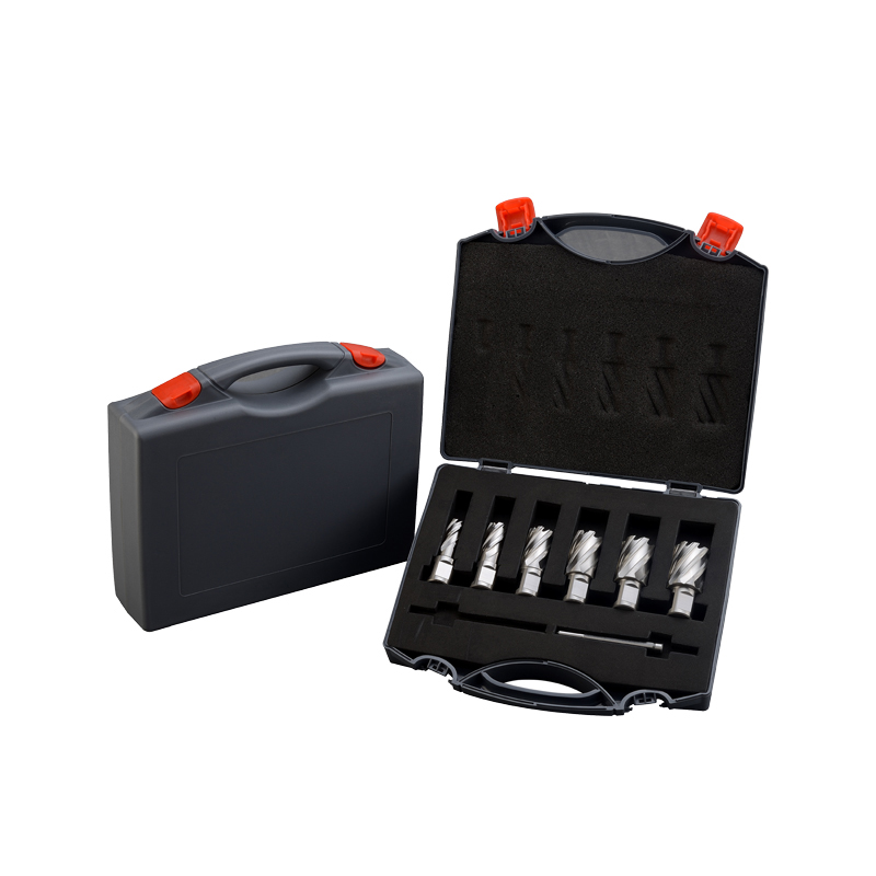 12-22mm 6pcs and pilot pin HSS annular cutter (core drill) with weldon shank for drilling