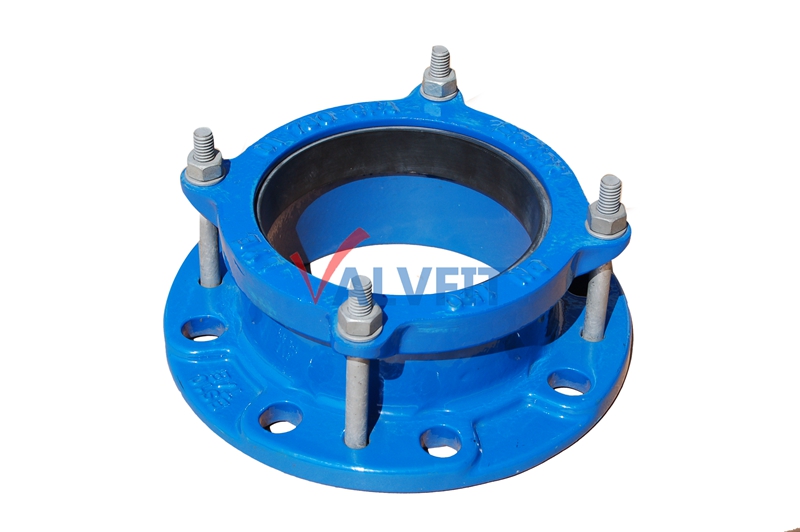 Ductile iron DI flange adaptor for DI pipe