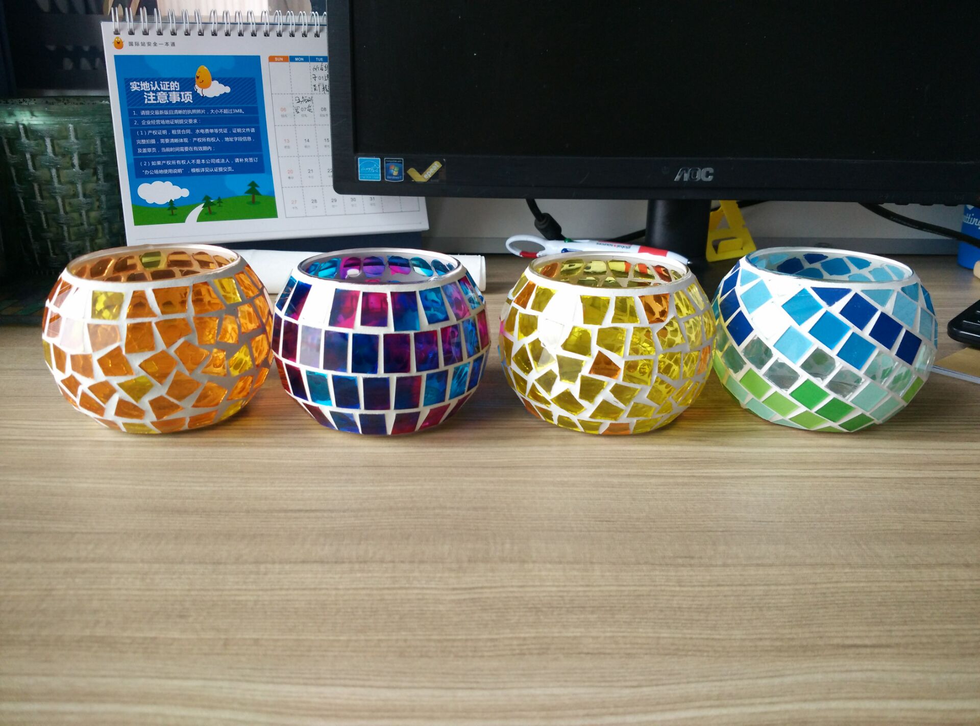 Mosaic Candle Holder