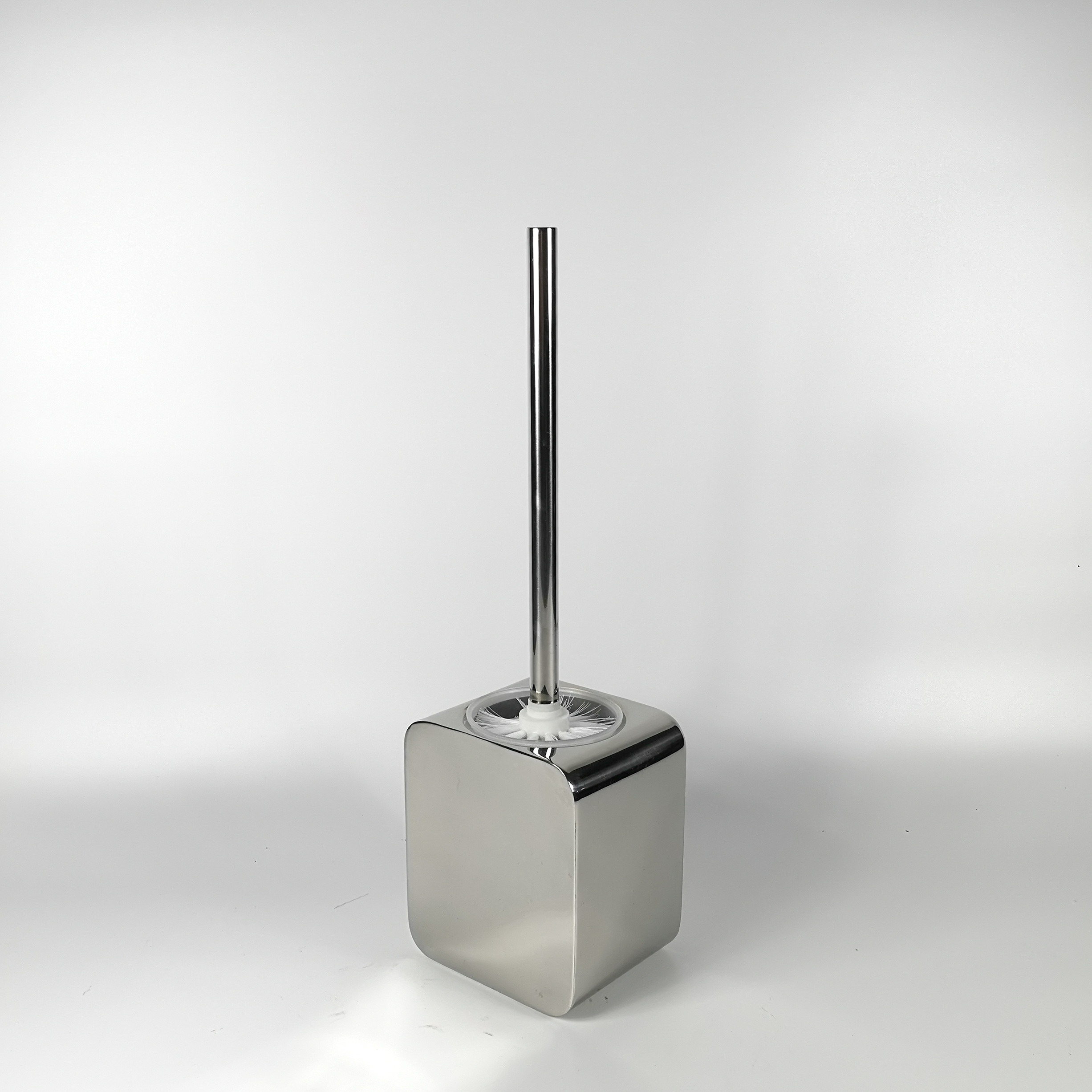 Stainless steel toilet brush holder