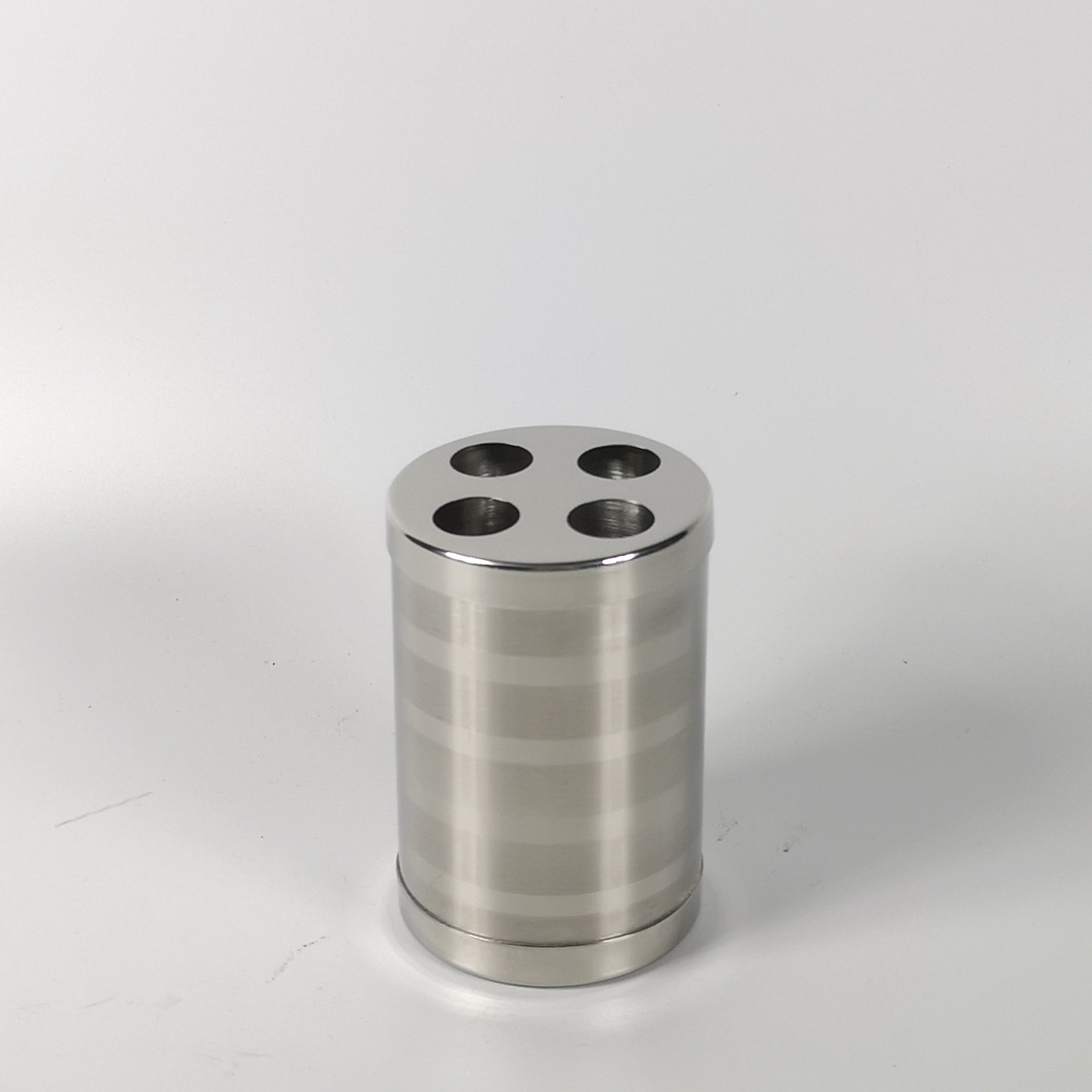 Stainless steel tooth brush holder