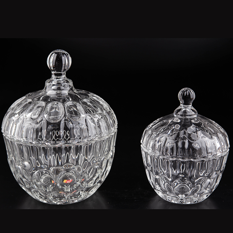 Glass Candy Jar, Cookie Jar set, Candy Jar with Lid