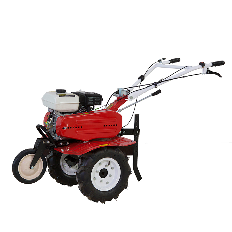 Belt transmission tiller