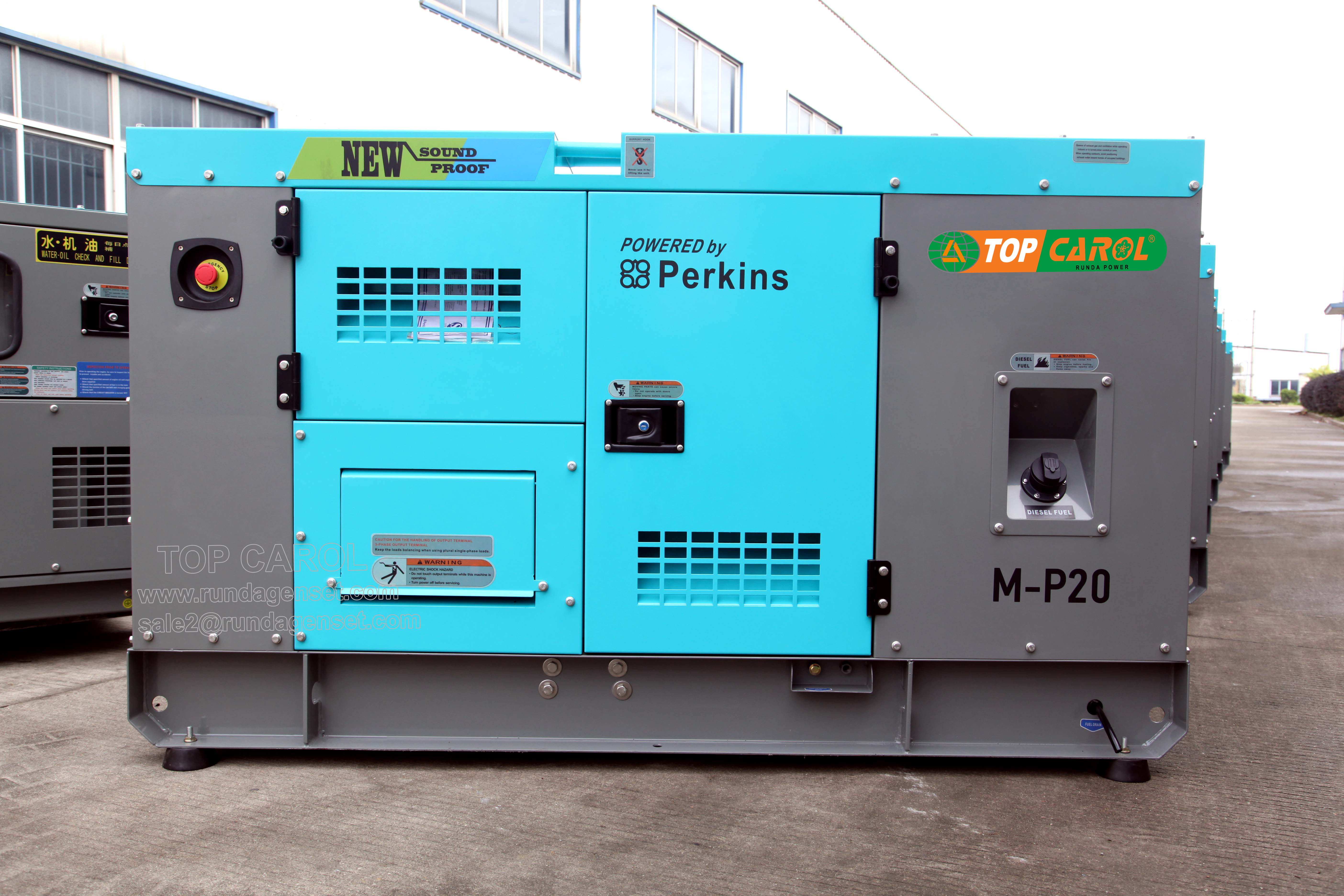 Perkins engine diesel generator set, 9KVA to 2250KVA, M-P9-2250, open type, silent type, land use diesel genset