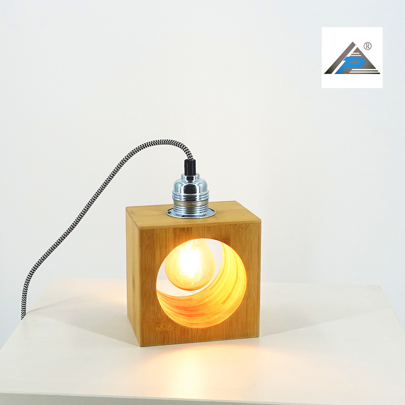 Designer Nature Style Bamboo Wooden Table Lamp