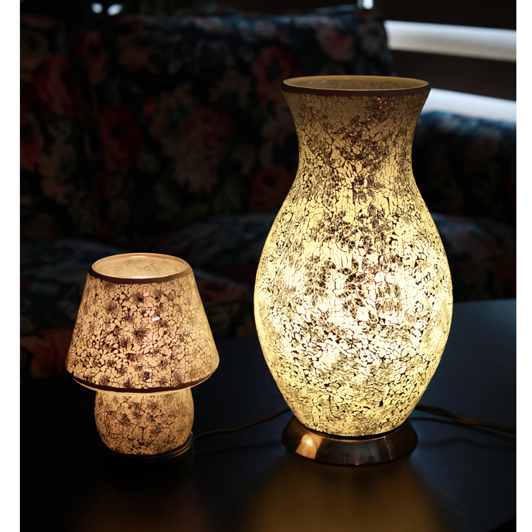 玻璃马赛克花瓶型室内装饰灯