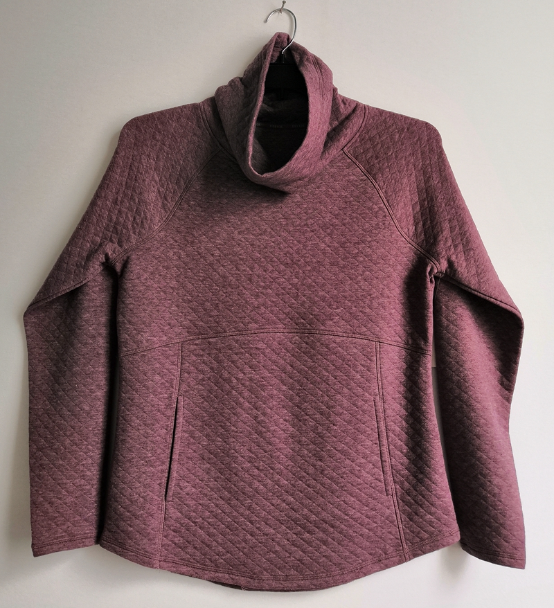 Missy Quilted Cowl Nk Pullover