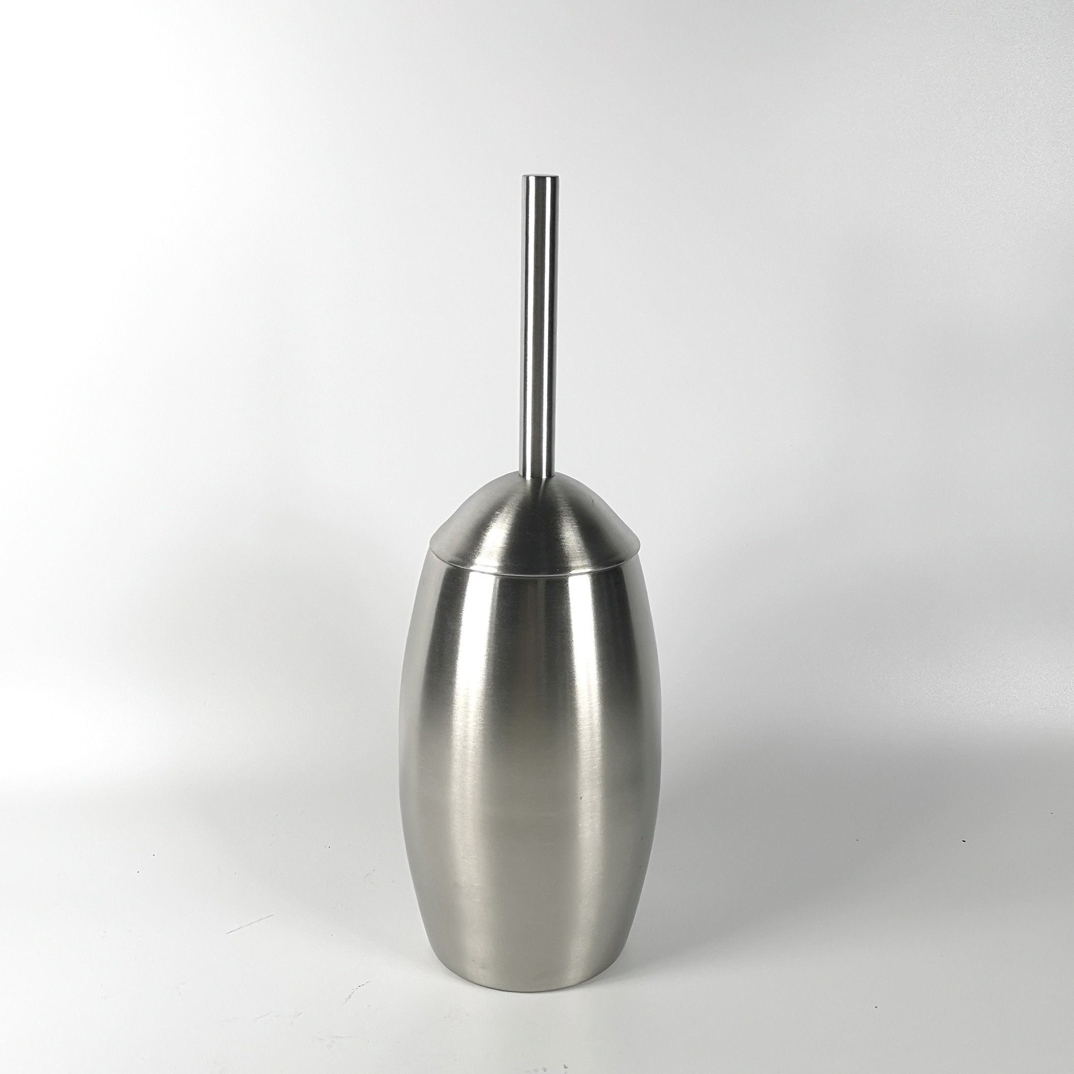 Stainless steel toilet brush holder