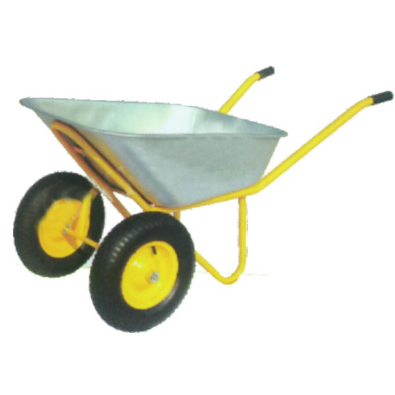 120l Two Rubber Wheel Wheelbarrow