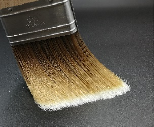 Coffee paint brush