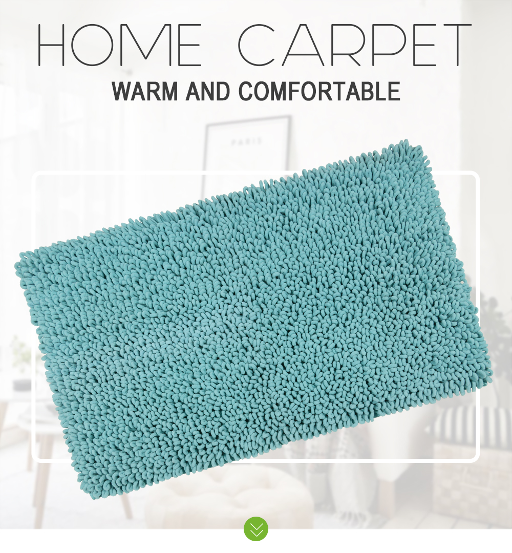 Microfiber Solid big-Loop Shaggy Mat