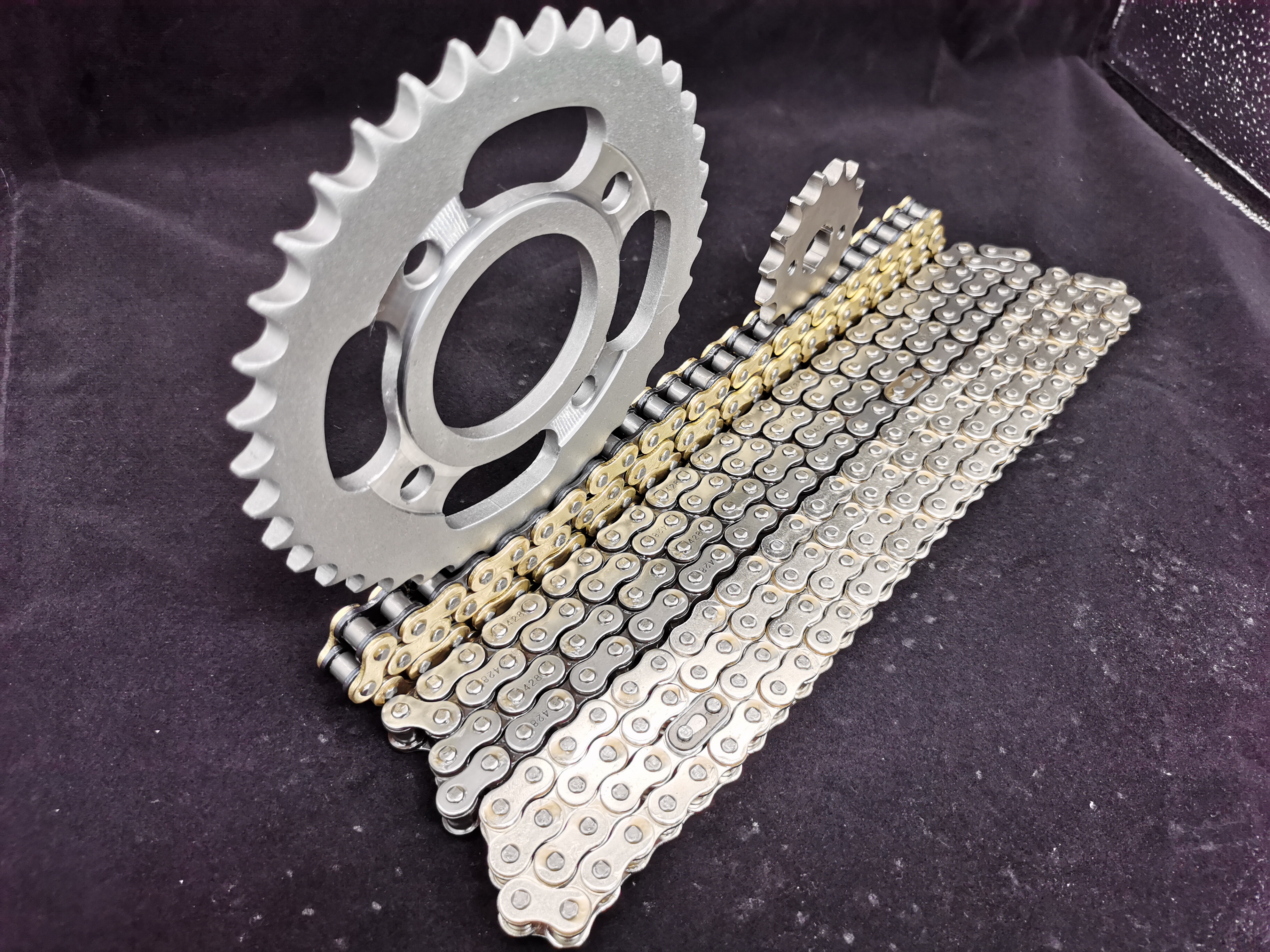 motorcycle chain and sprocket kit