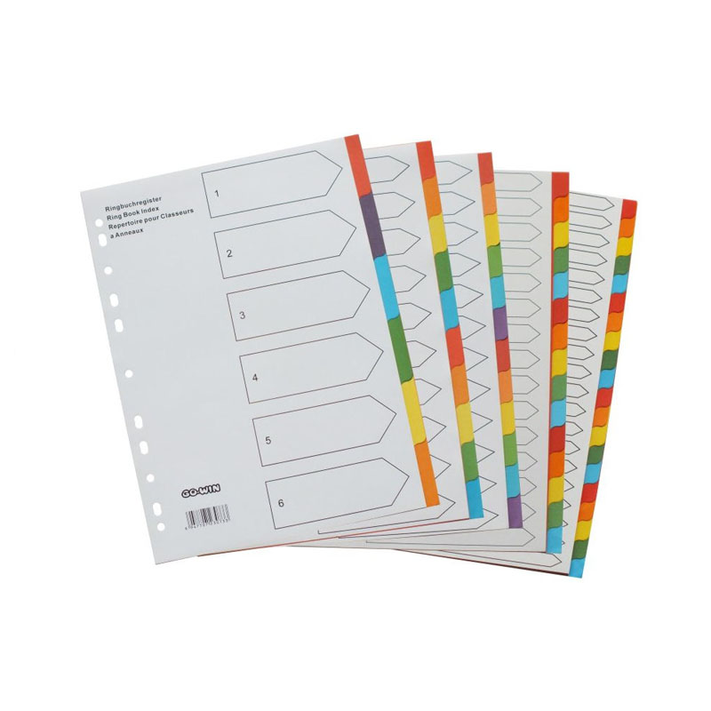 Paper Divider Color W/O Numerica