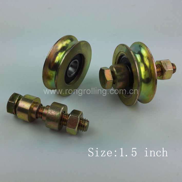 Rong Rolling brand U412,Wire rope pulley with U-groove.
