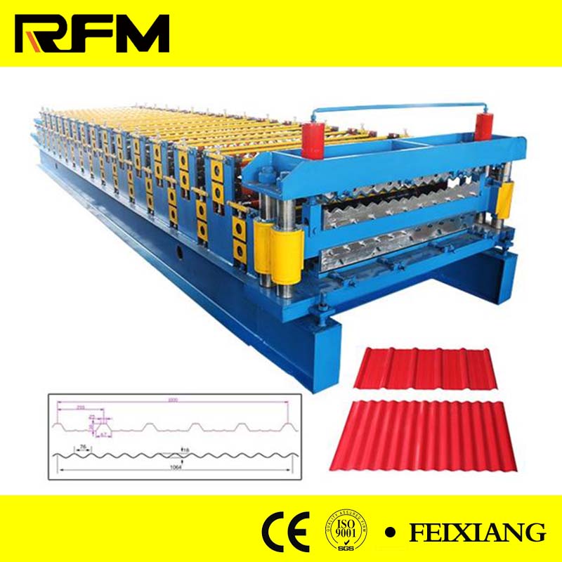 Double layer roof tile roll forming machine