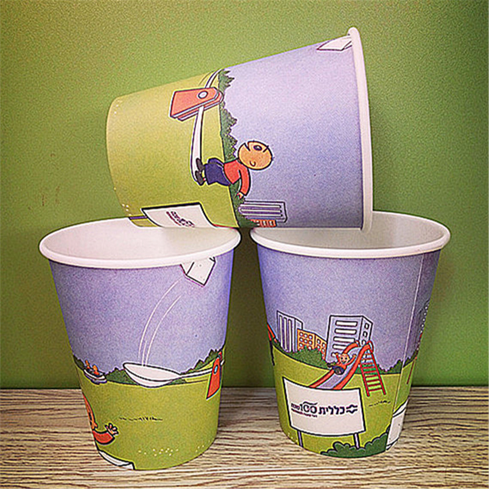 Disposable single wall paper cup