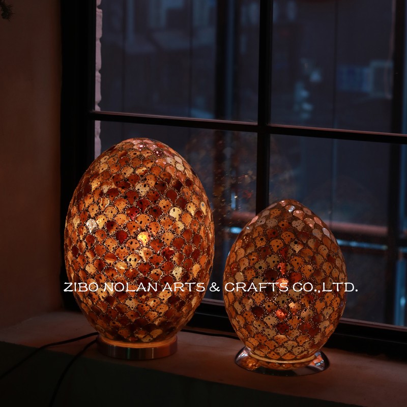 玻璃马赛克蛋型室内装饰灯
