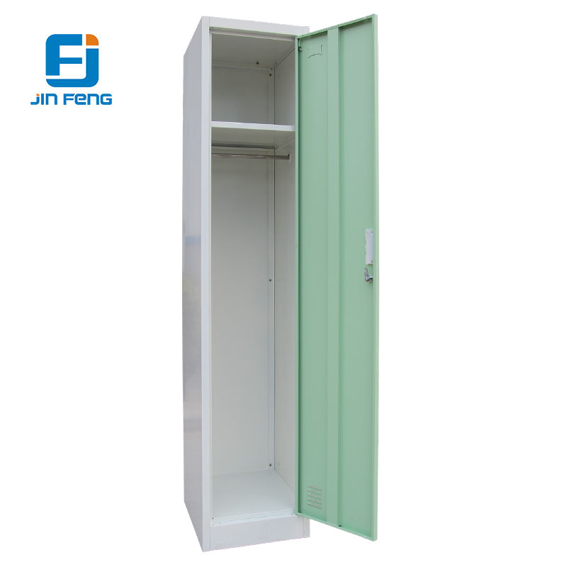 High Quality Single Door Steel Locker Vertical Design JF-1B1A for School Use