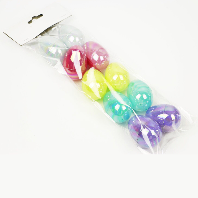 6cm（ 2.5 Inch) Iridescent Fillable Egg