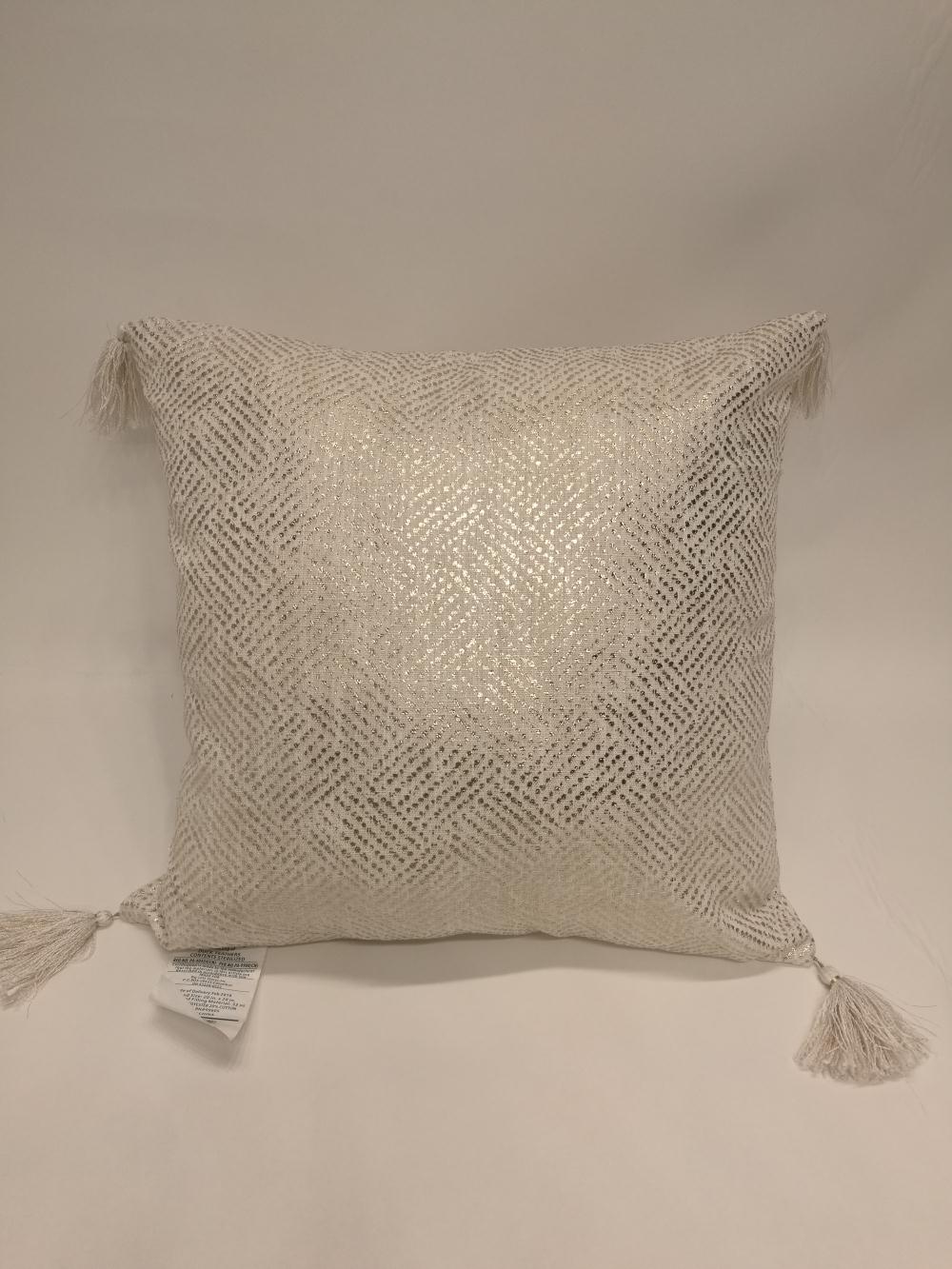 Foil print pillow