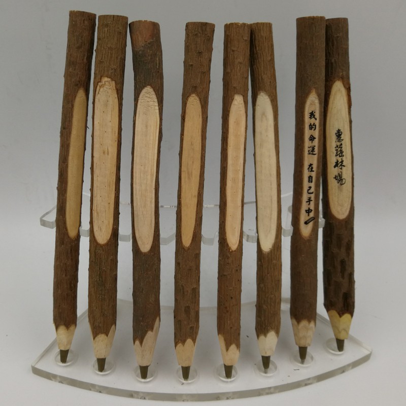 Real wood ball pen