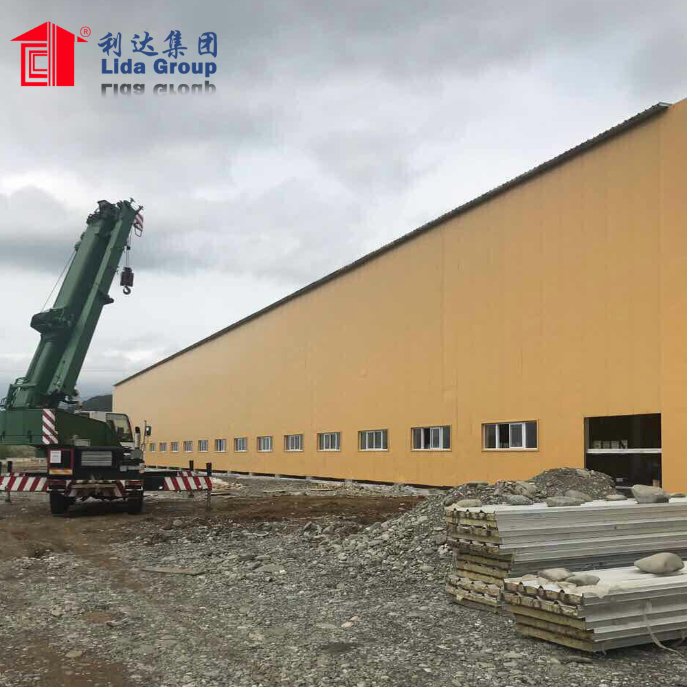 Steel frame warehouse