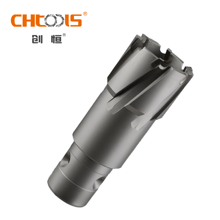 CHTOOLS Carbide tipped annular cutter with Quick change shank for drilling