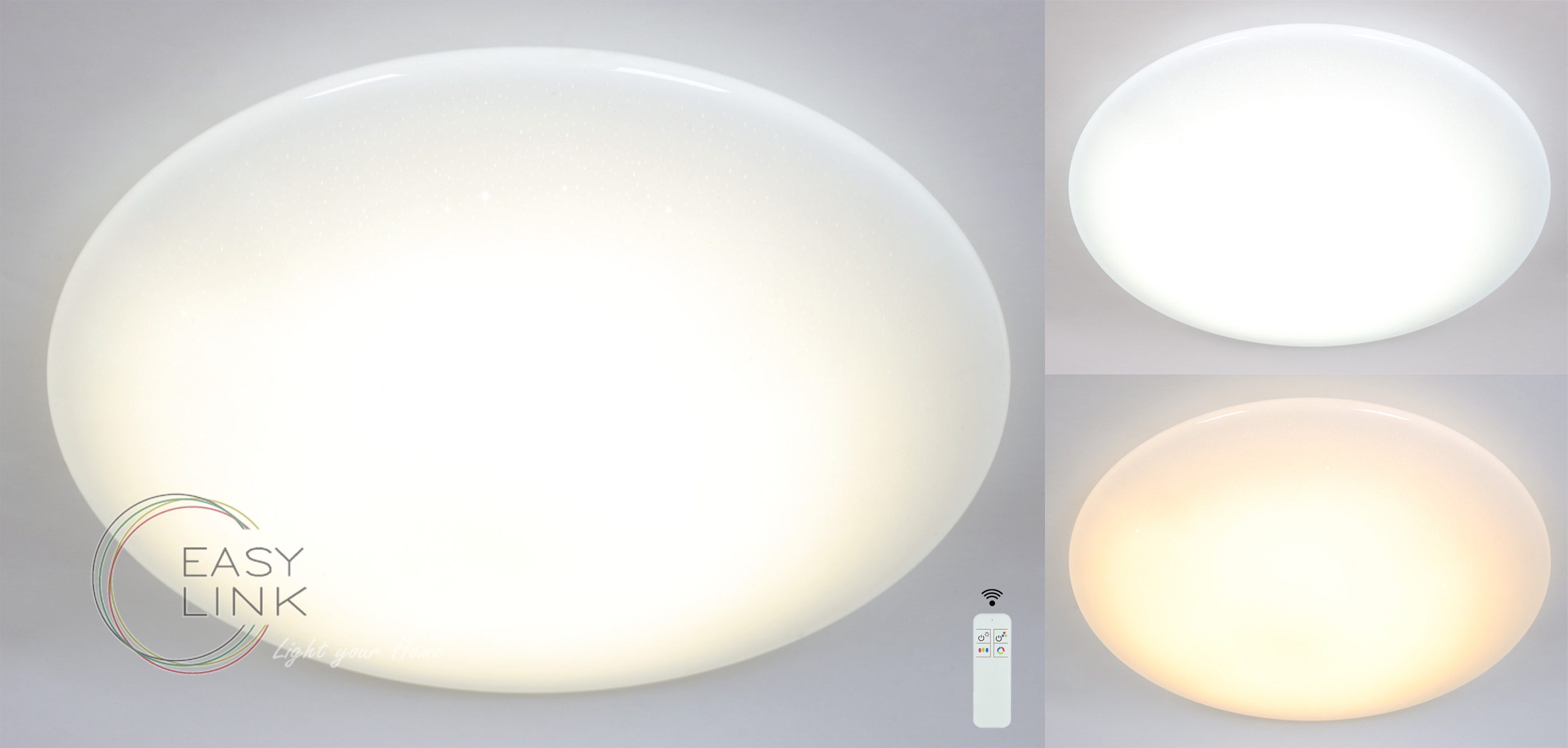 LED大塑料灯罩天花灯