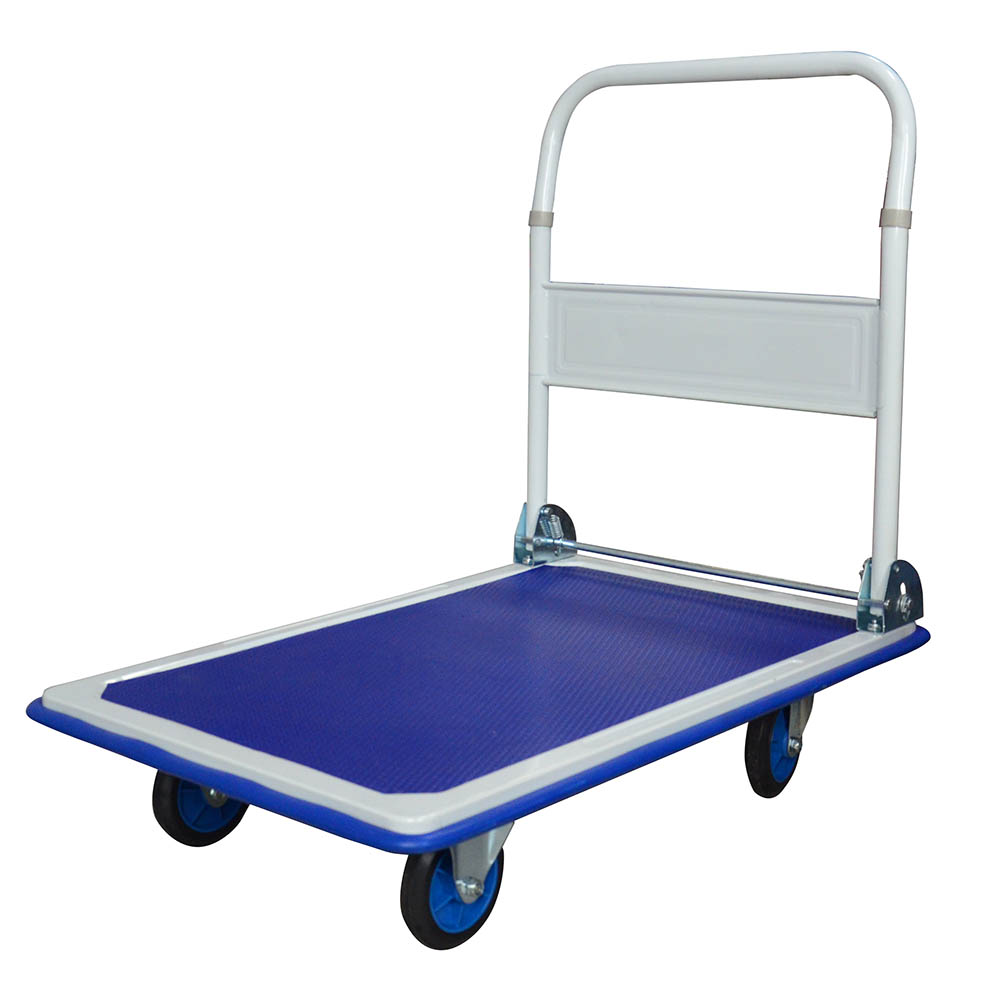 300kg Load L Shape Folded Platform Handtruck