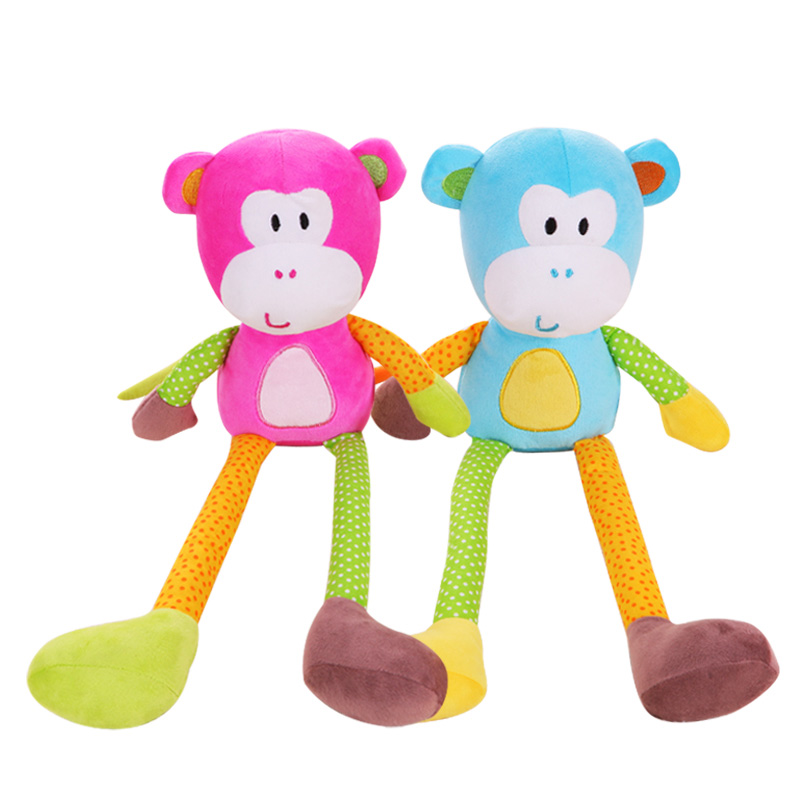 Plush toy rattle baby toys of rabbit,chick,doggy,eleghant,monkey,bear,doggy of options,different colors available,