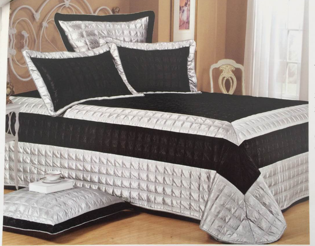 Faux Leather Bedding Set