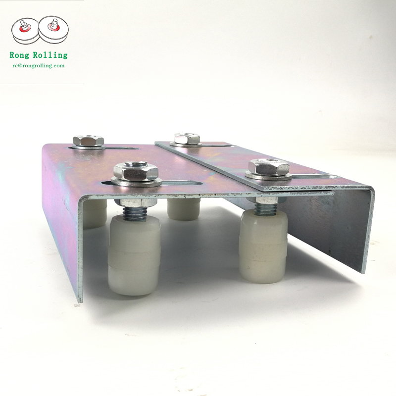 Rong Rolling brand,upper gate nylon guide rollers,Nylon wheel support.
