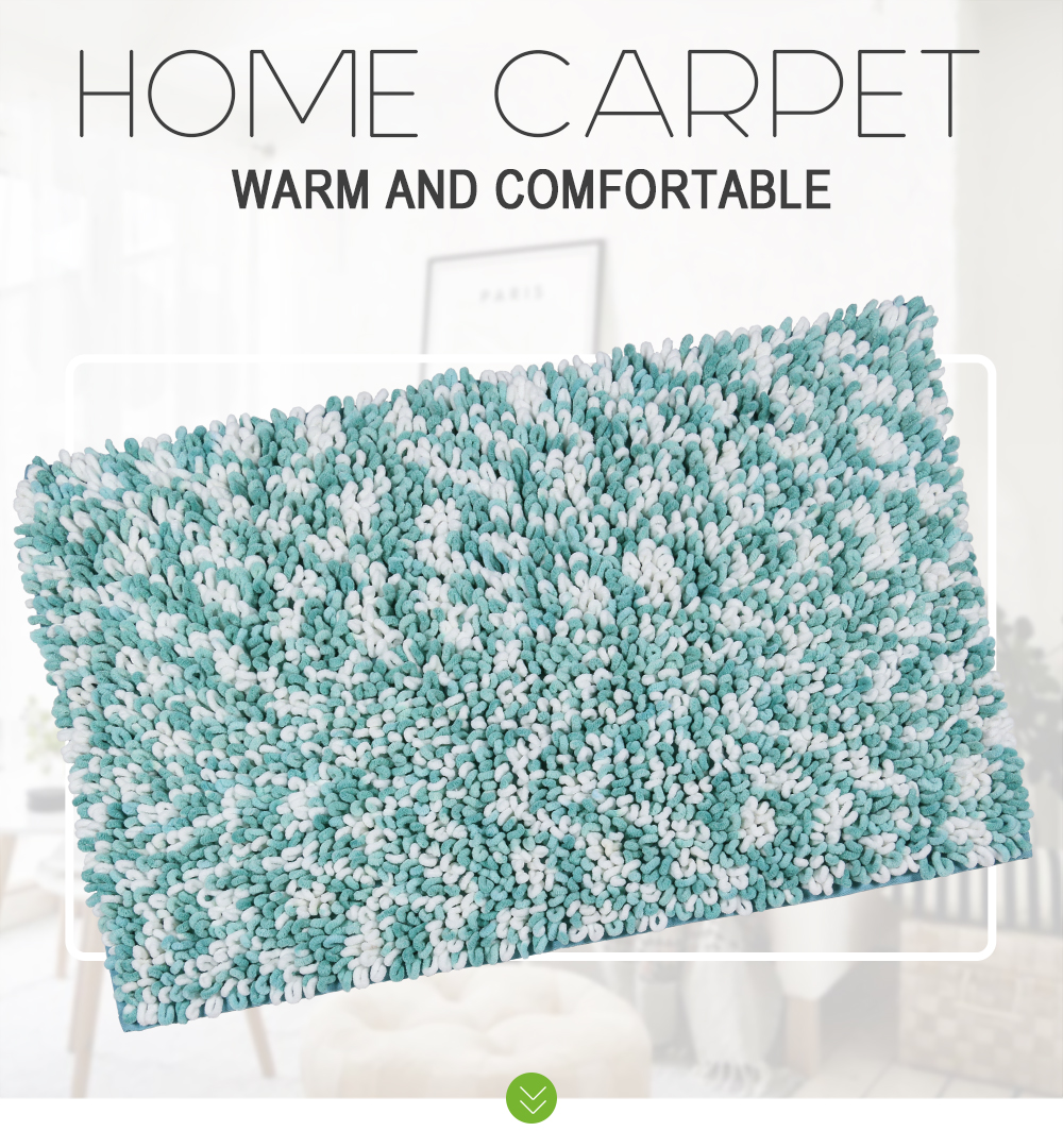 Microfiber Shaggy space dye Loop Mat