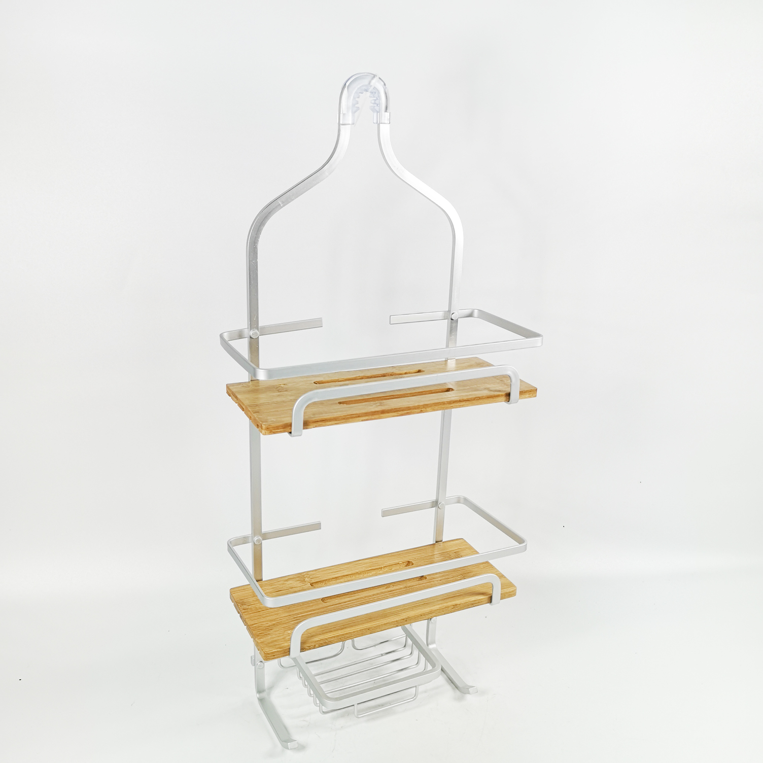 2 tier Aluminum shower caddy( with suction cup)