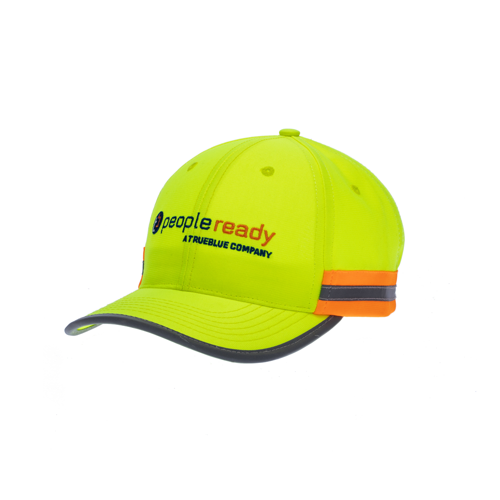 Cheap 100% polyester 6 panel reflective baseball cap