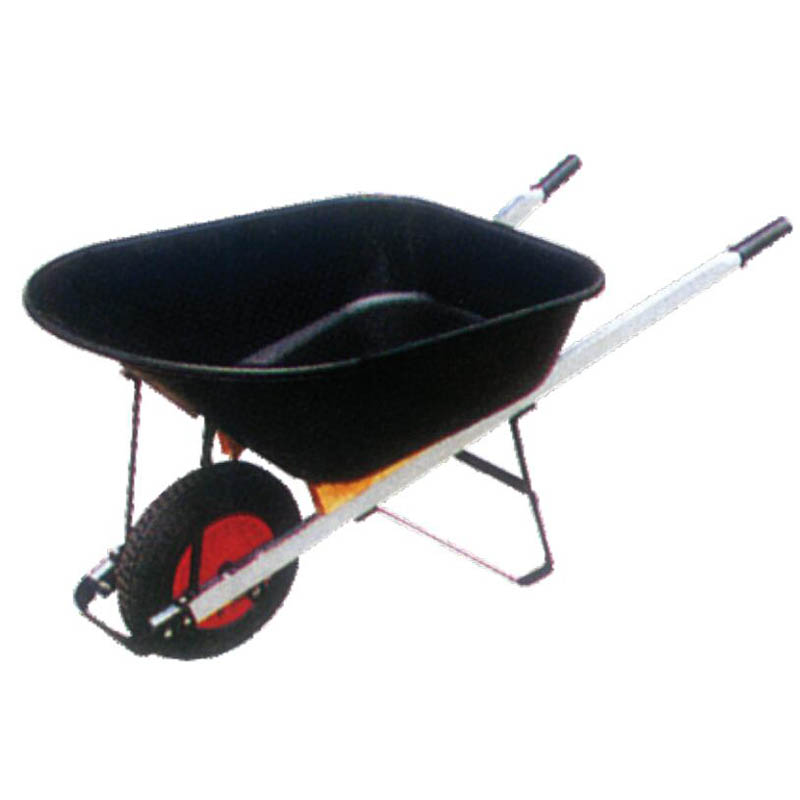 Black Steel Tray 100L Wheel Barrow